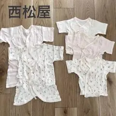 コンビ肌着2着　短肌着3着　セット売り50-60