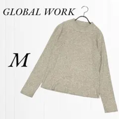 《グローバルワーク》長袖セーター/ニット/タートルネック/ハイネック/M