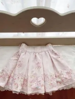 LIZLISA ラッピング柄スカパン（ピンク)