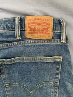 LEVI 502 デニムパンツ W40 L34