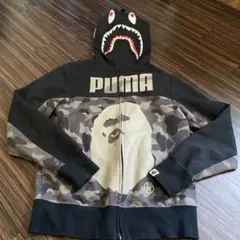 PUMA カモフラージュ シャークパーカー