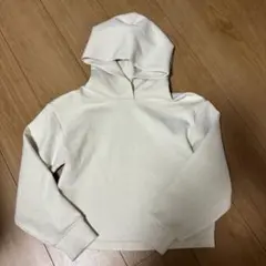 UNIQLO アイボリー フード付きパーカー 140