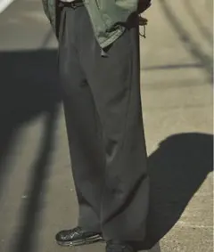 JOURNAL STANDARD ベルテッド ワイドスラックスパンツ