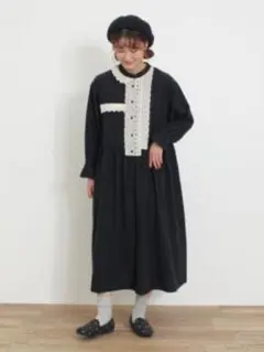 新品サマンサモスモス　パッチワークレースワンピース