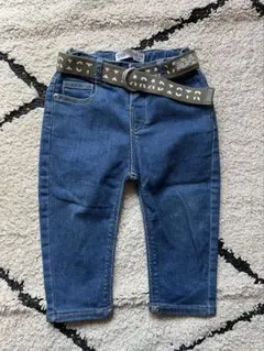ZARA babyデニムパンツ ベルト付