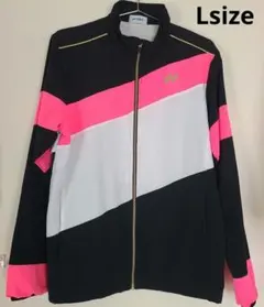 YONEX ピンク　黒　白　Lサイズ 　テニス バトミントン　ウィンブレ