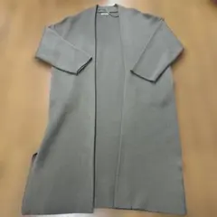 GUグレーのオープンフロントカーディガン Sサイズ