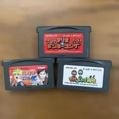 と*ろ様 【ジャンク品】ゲームボーイアドバンス ソフト3枚セット