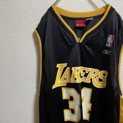 lakess レプリカユニフォーム 34 オニール ビックシルエット NBA L