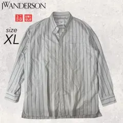 ユニクロ JWアンダーソン 2025 オックスフォードオーバーサイズシャツ XL