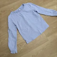フリル付き長袖トップス　120cm