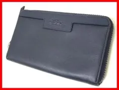 LONGCHAMP　ロンシャン　長財布　ネイビー　メンズ財布　中古　Mイ-170のサムネイル