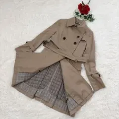 バーバリーブルーレーベル トレンチコート ノバチェック ライナー ベルト