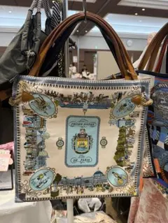 美品✨ TREASURE トプカピ トートバッグ キャンバス 地図 バンダナ 