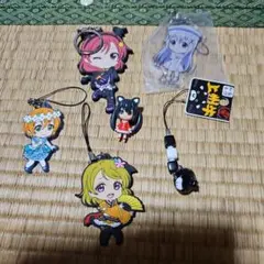 アニメキャラクター ストラップ 5個セット
