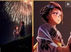 【未開封】鬼滅の刃　無限城編　イラストボード　入場者特典