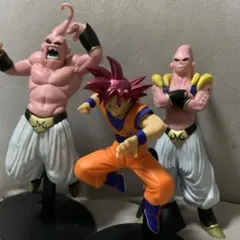 ドラゴンボール フィギュア 3体セット 孫悟空 スーパーサイヤ人ゴッド 魔人ブウ