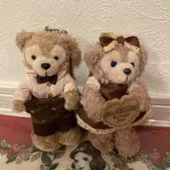 ダッフィー＆シェリーメイ　ぬいぐるみストラップセット　スイートダッフィー