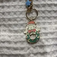 シナモロール キーホルダー サンタ帽