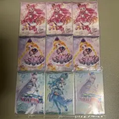 プリキュア カード ウエハース11 わんぷりセット　9枚まとめ売り