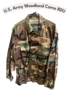U.S. Army Woodland Camo BDU JACKET L