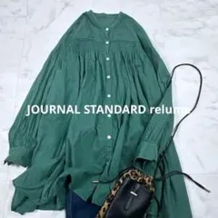 ジャーナルスタンダードラックス シャンブレーフードシャツ 長袖