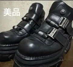 newrock 厚底ロングブーツ スペイン製 36 ブラック レア newrock 厚底ロングブーツ スペイン製 36 ブラック レア - メルカリ