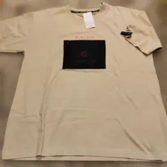 新品 Kappa ベージュ Tシャツ メッシュ ポケット M