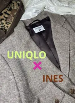 ユニクロ×イネスINES DE LA FRESSANGE ヘリンボーンジャケット