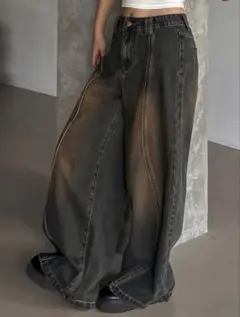 SHEIN DAZY ウィメンズディストレストリラックスフィット バギージーンズ