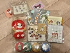 mofusand もふもふマルシェ　ぬいぐるみ　ステッカー　ポーチ巾着　セット