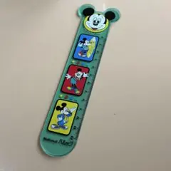 レトロ　ミッキーマウス 定規 約12cm ディズニー　ものさし