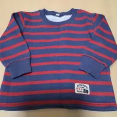 JOYFUL LIFE ストライプ トレーナー