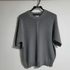 WYM LIDNM AZE H/S KNIT HENLEY グレー Sサイズ - メルカリ