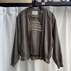 E hyphen world gallery PEACE カーキ ブルゾン　F