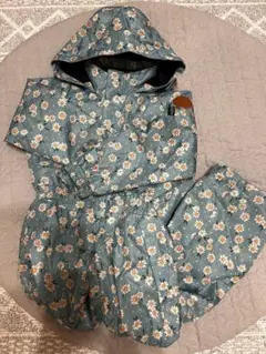 YUK 花柄 防水スキーウェア 子ども用