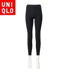 ユニクロ 172184 エキストラウォームレギンス（10分丈）M 黒 ブラック