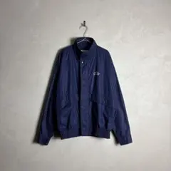 ブルゾン 短丈 ハリトンジャケット スイングトップ ネイビー レトロ