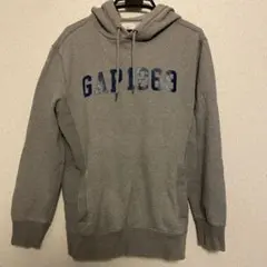 【古着】00s old GAP 1969 グレー パーカー Mサイズ