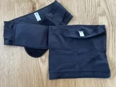 黒 マタニティ用インナー 腹帯 骨盤ベルト ピジョン