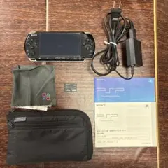 PSP 3000 ブラック　黒　本体　SONY バッテリー無し　動作確認済み