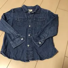 お値引き^_^125センチ　グリーンレーベル　デニムシャツ