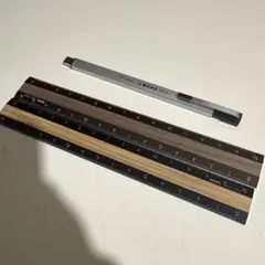 定規とピンポイント消しゴム