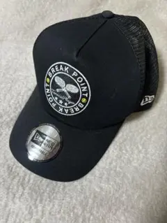 New Era ブラック テニスキャップ