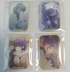 朝比奈まふゆ　スクエア缶バッジ　4点セット