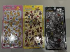 プチドロップステッカー　ナイトメア　トゥイーティー　おさるのジョージ