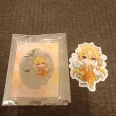 地縛少年花子くん　コラボカフェ　ゆらゆらキーホルダー　ステッカー　源輝