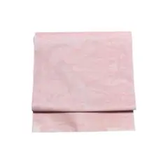 夏物 名古屋帯 絽綴れ風 サーモンピンク色 花唐草文様 上品な夏帯 和装 着物
