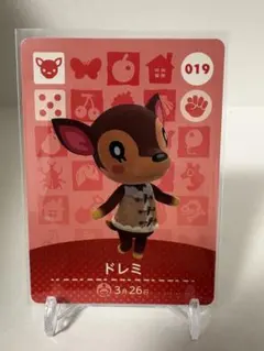 どうぶつの森 amiiboカード 第1弾 019ドレミ