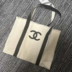 ❤️CHANE❤️キャンバストートバッグ ❤️ホワイト❤️ノベルティ❤️のサムネイル
